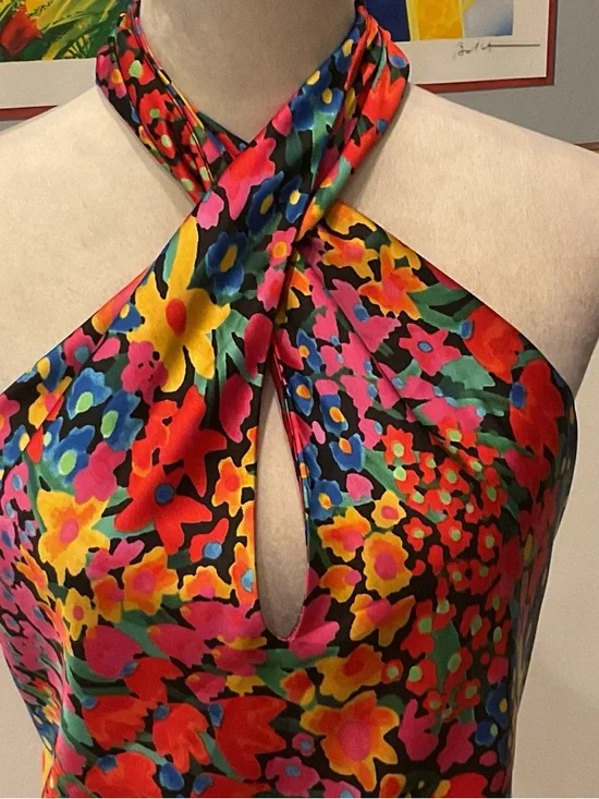 Show Me Your MuMu Jasmine Halter Mini Dress - Picture 3 of 15